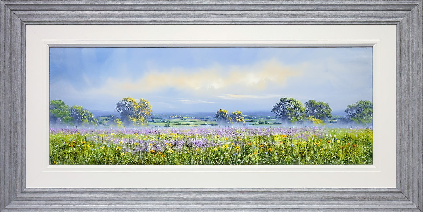 Lilac Mist original painting by Allan Morgan