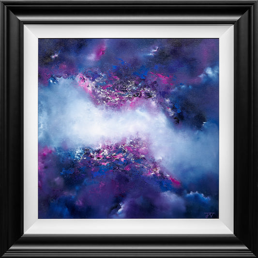 Purple Nebula original painting by Jaimie Volkaerts