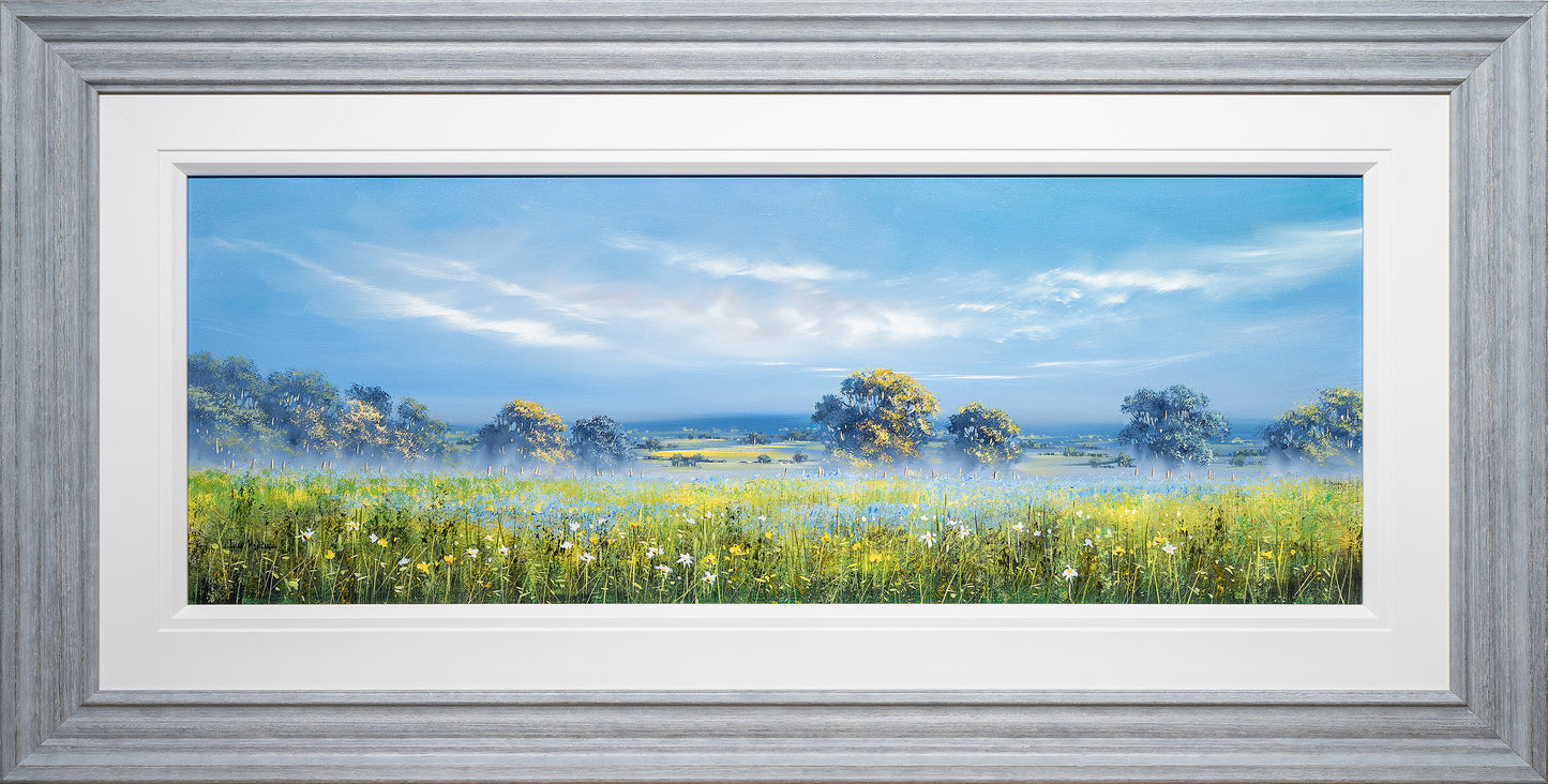 Blue Mist original painting by Allan Morgan