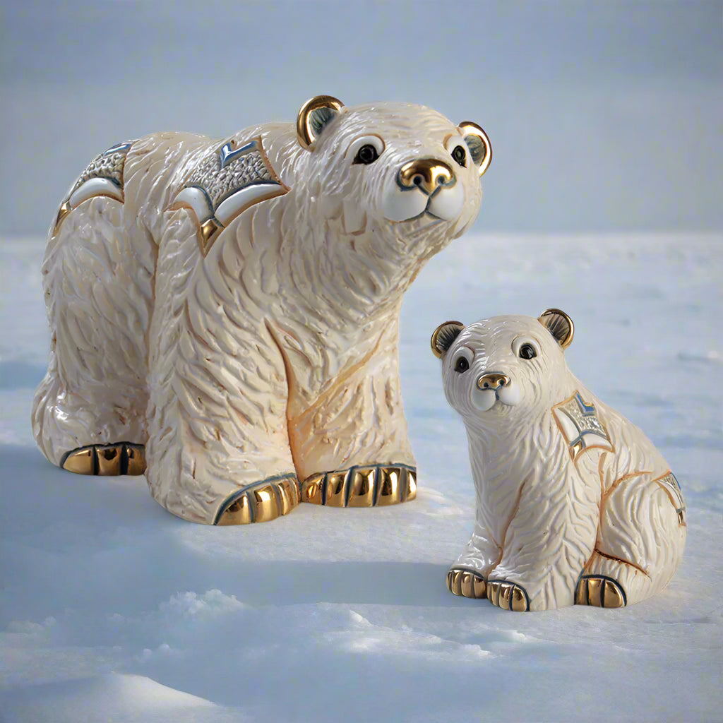 Arctic Polar Bear Family