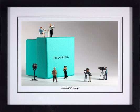 Breakfast at Tiffany's limited edition print by Mr Kuu