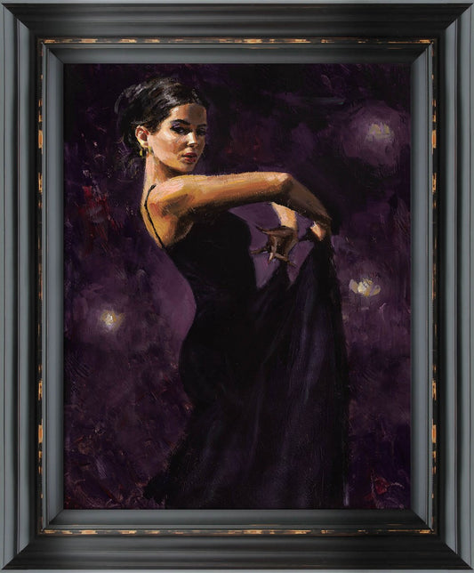   Zoom Colours of Flamenco (Purple) limited edition print by Fabian Perez