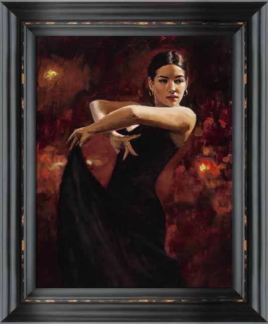   Zoom Colours of Flamenco (Red) limited edition print by Fabian Perez