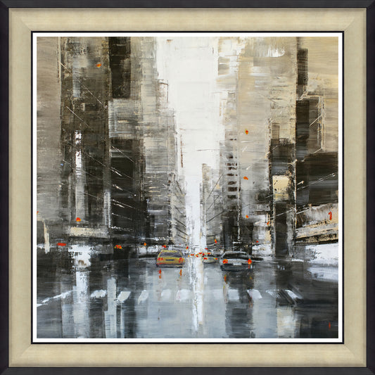 Commute framed print by Jon Barker