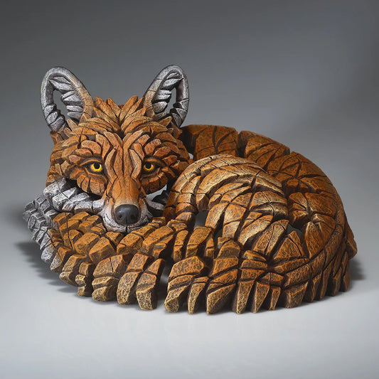 Curled Up Fox from Edge Sculpture by Matt Buckley