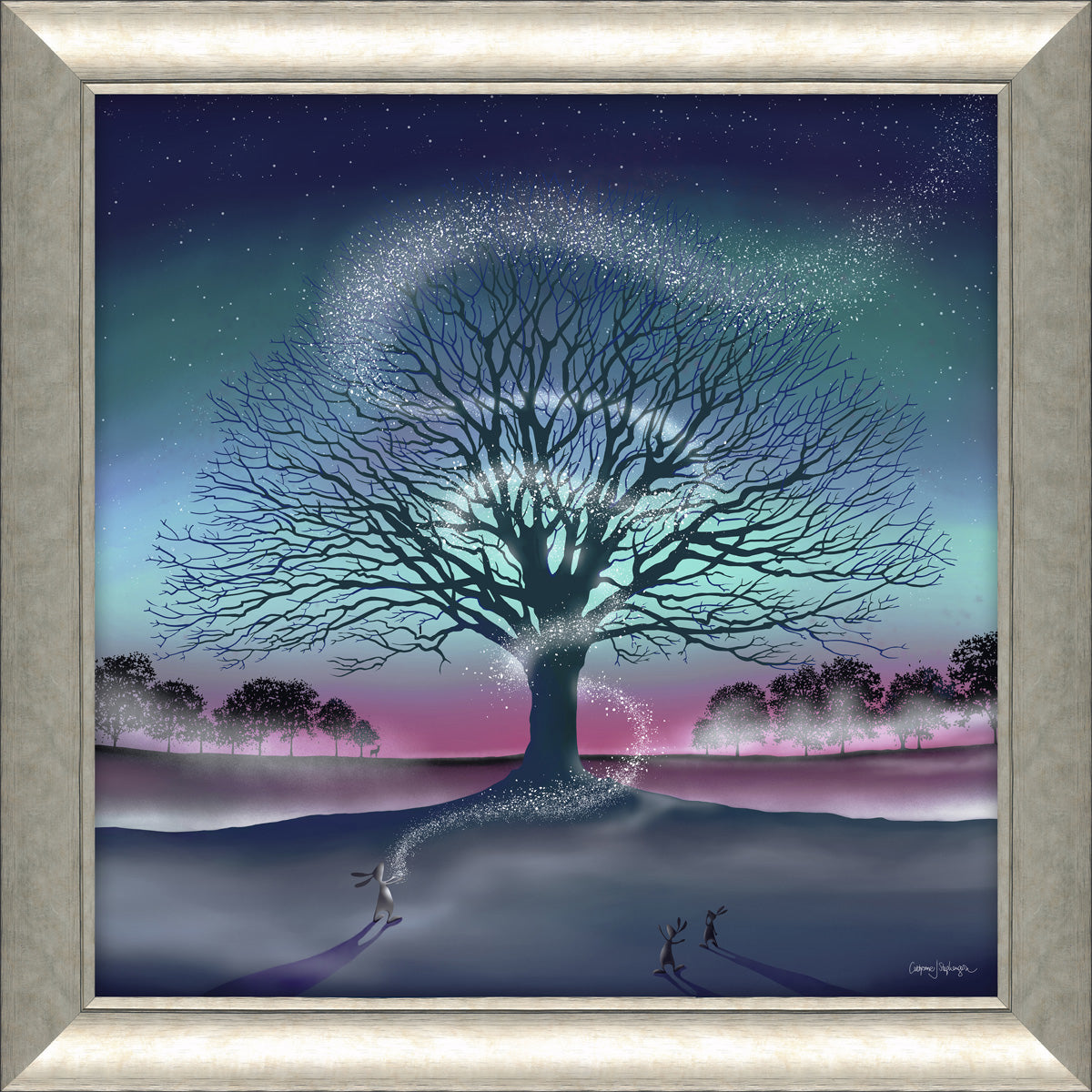 Dreamtime framed print by Catherine Stephenson