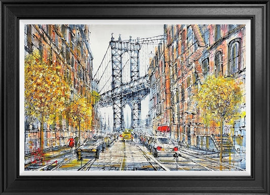 Manhattan Morning framed limited edition by Nigel Cooke