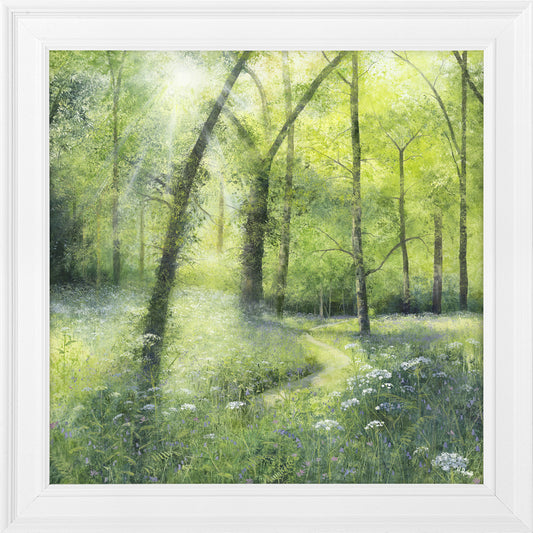 Maytime In The Wood framed print by Heather Howe