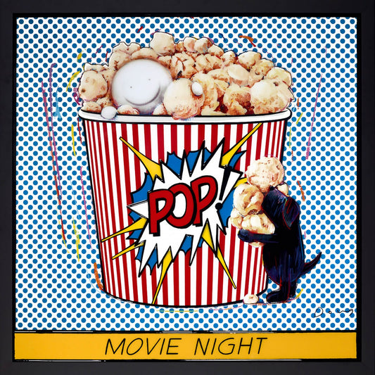 Movie Night limited edition print by Doug Hyde