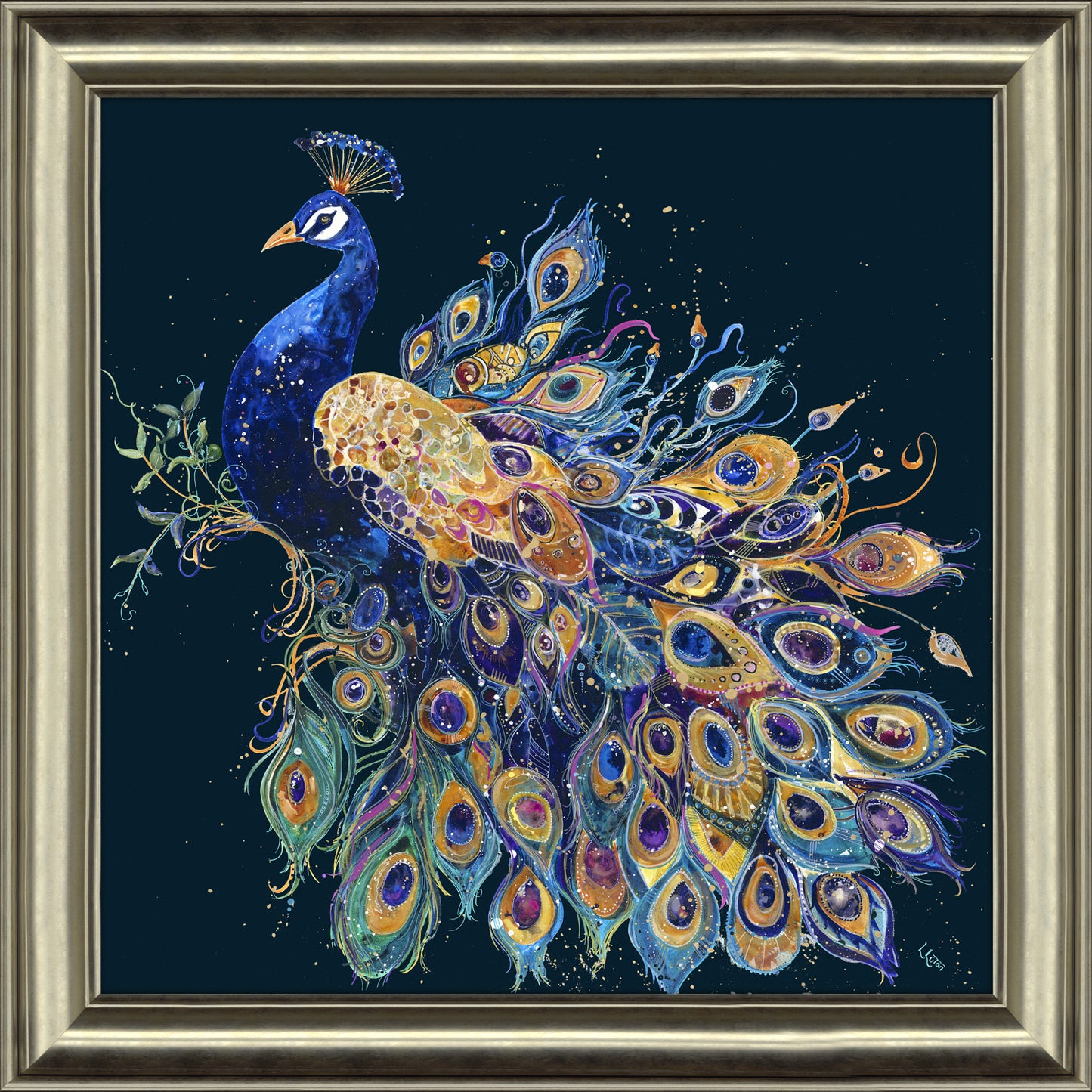 Opulence framed print by Louise Luton