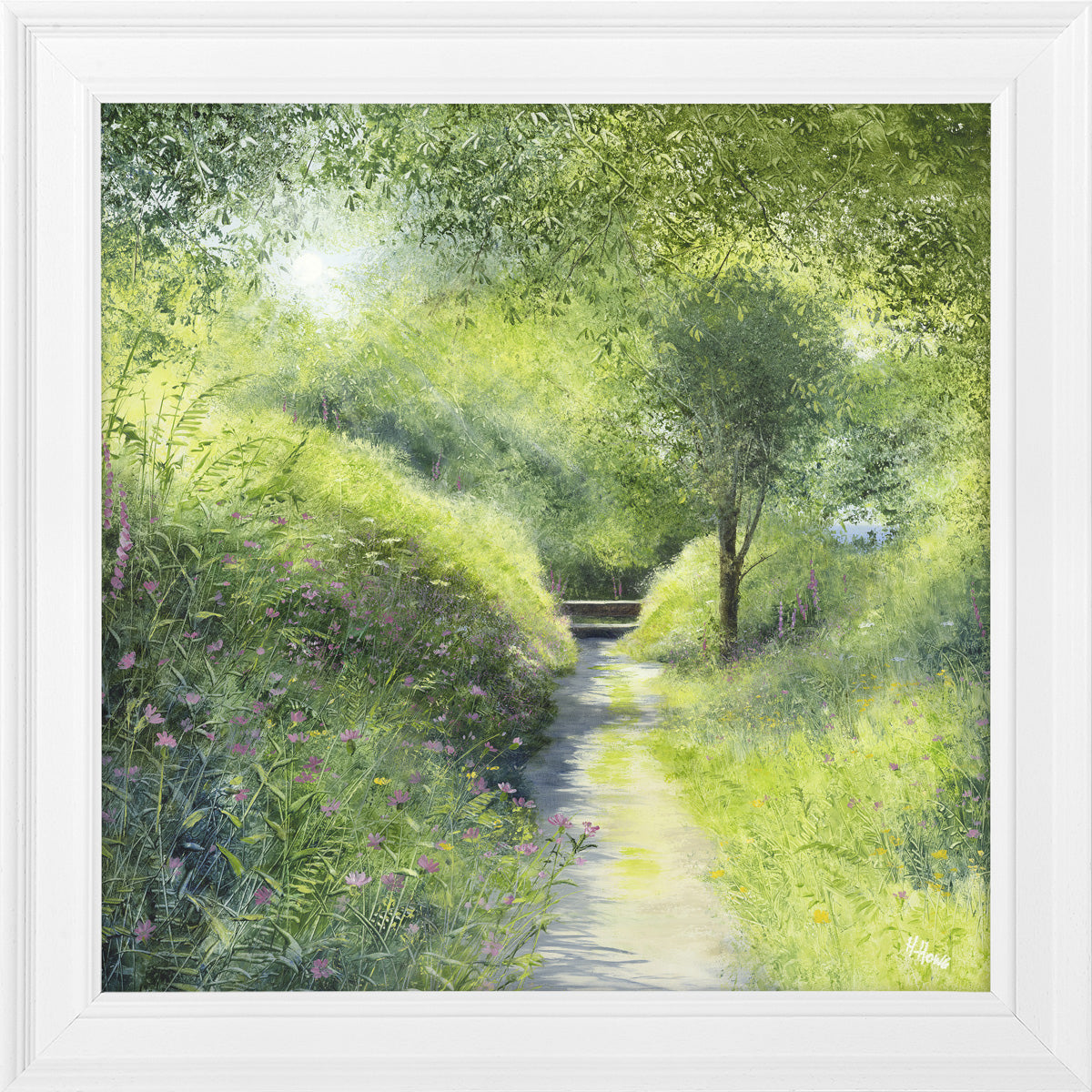 Over The Stile framed print by Heather Howe