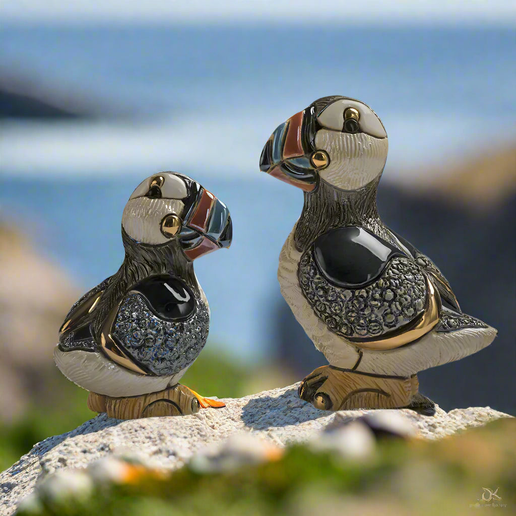 Puffin Family by De Rosa