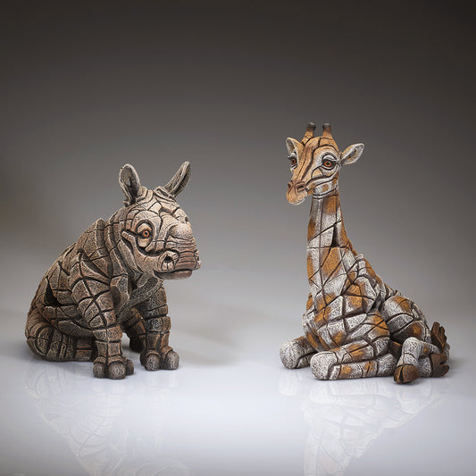 Edge Sculpture Rhino and Giraffe Calfs bundle by Matt Buckley