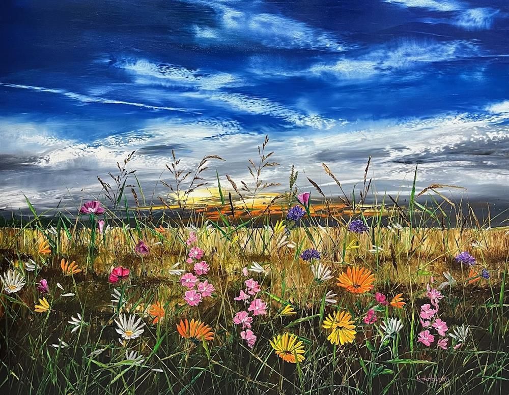 Sunrise Meadows limited edition print by Kimberley Harris