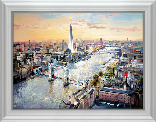 Twilight Thames limited edition print by Tom Butler
