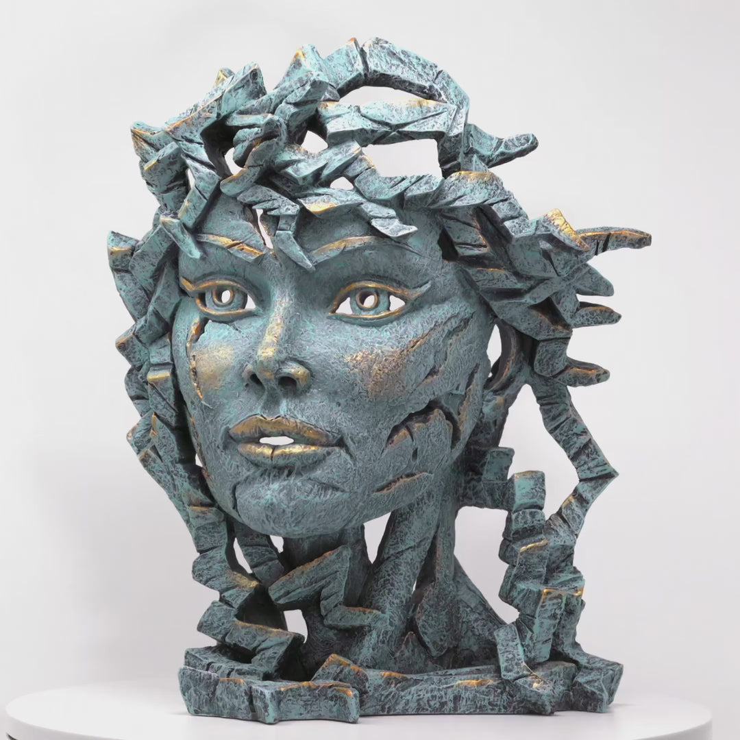 Edge Sculpture Venus Bust Teal by Matt Buckley Artworx Gallery