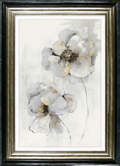 Silver Finesse I framed print by Asia Jensen