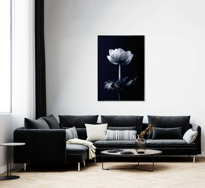 Single Flower framed print by Incado